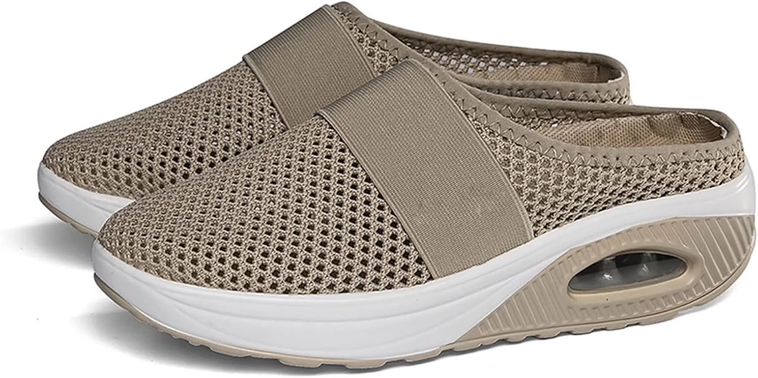 2022 Air Cushion Slip-On Walking Shoes Orthopedic Diabetic Walking Shoes, Air Cushion Shoes for Women, Mesh Orthopedic Diabetic Walking Shoes