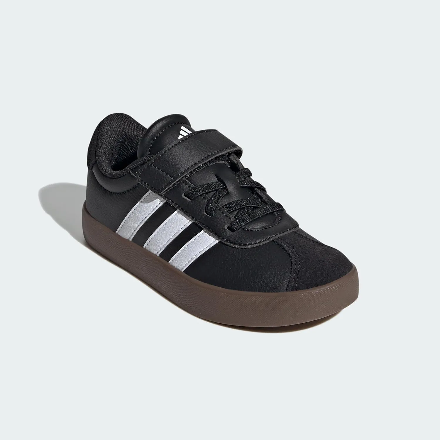 adidas Unisex-Child Vl Court 3.0 Elastic Lace Sneaker, EU