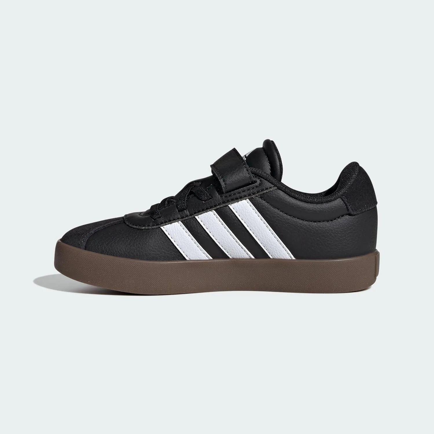 adidas Unisex-Child Vl Court 3.0 Elastic Lace Sneaker, EU