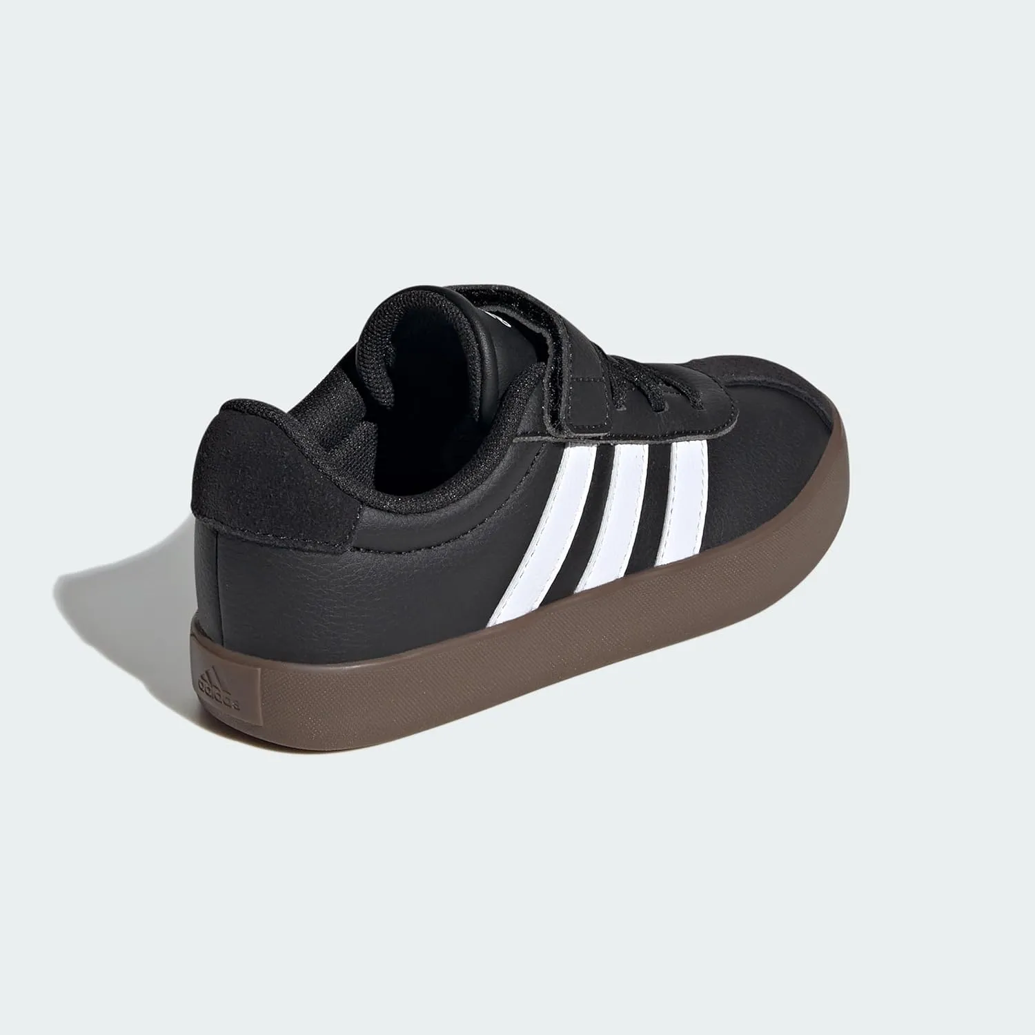 adidas Unisex-Child Vl Court 3.0 Elastic Lace Sneaker, EU