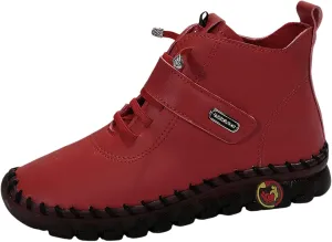 Ankle Boots for Women Fall Boots for Women 2024 Women's Fashion Color Matching Lace up With Side Zipper Short Boots
