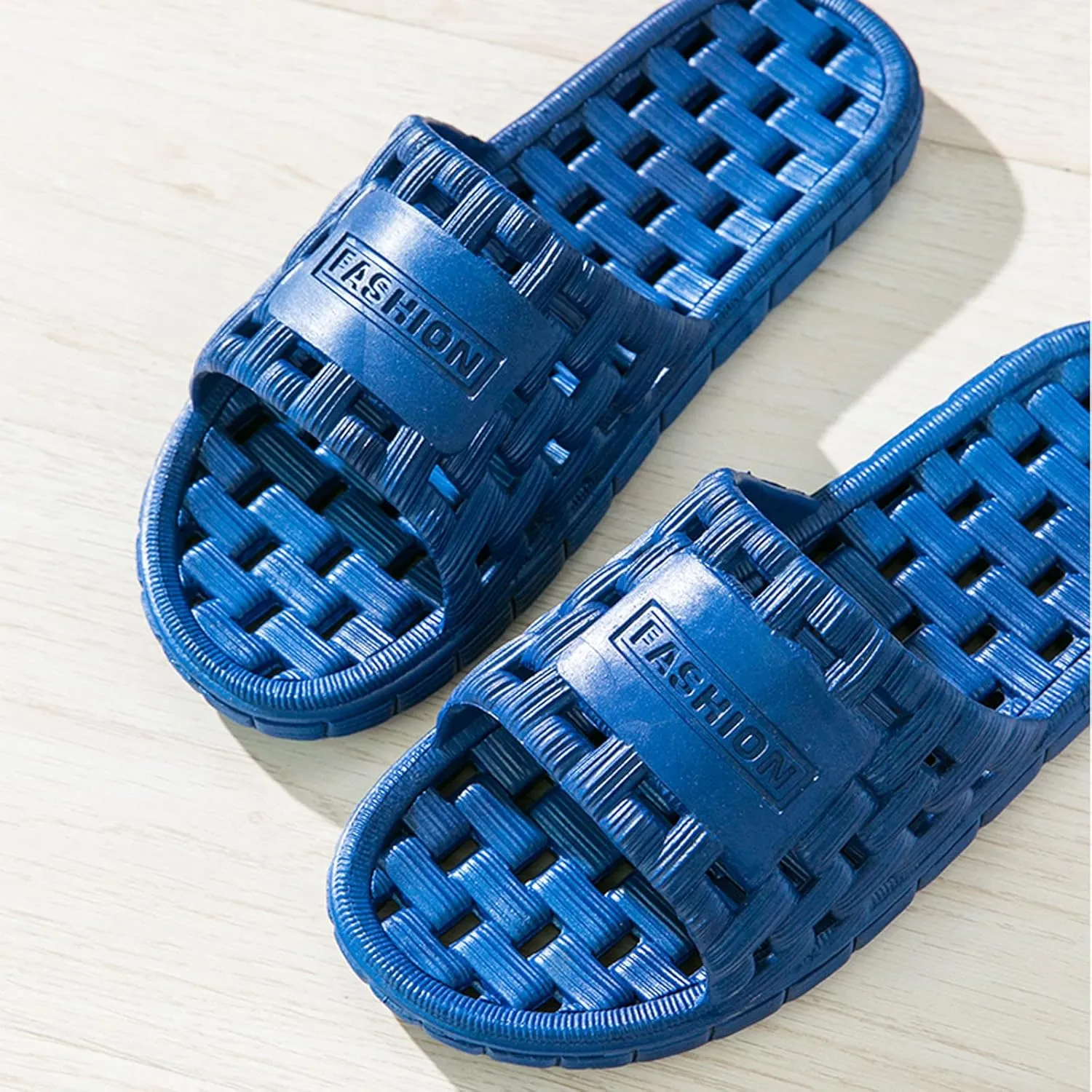 Bathroom Slippers Men Womens Slides Slides for Men Shower Shoes Women Lightweight Indoor Bathroom Slippers