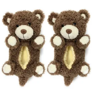 Bear Hug Cozy Animal House Home Women Non-Skid Slippers