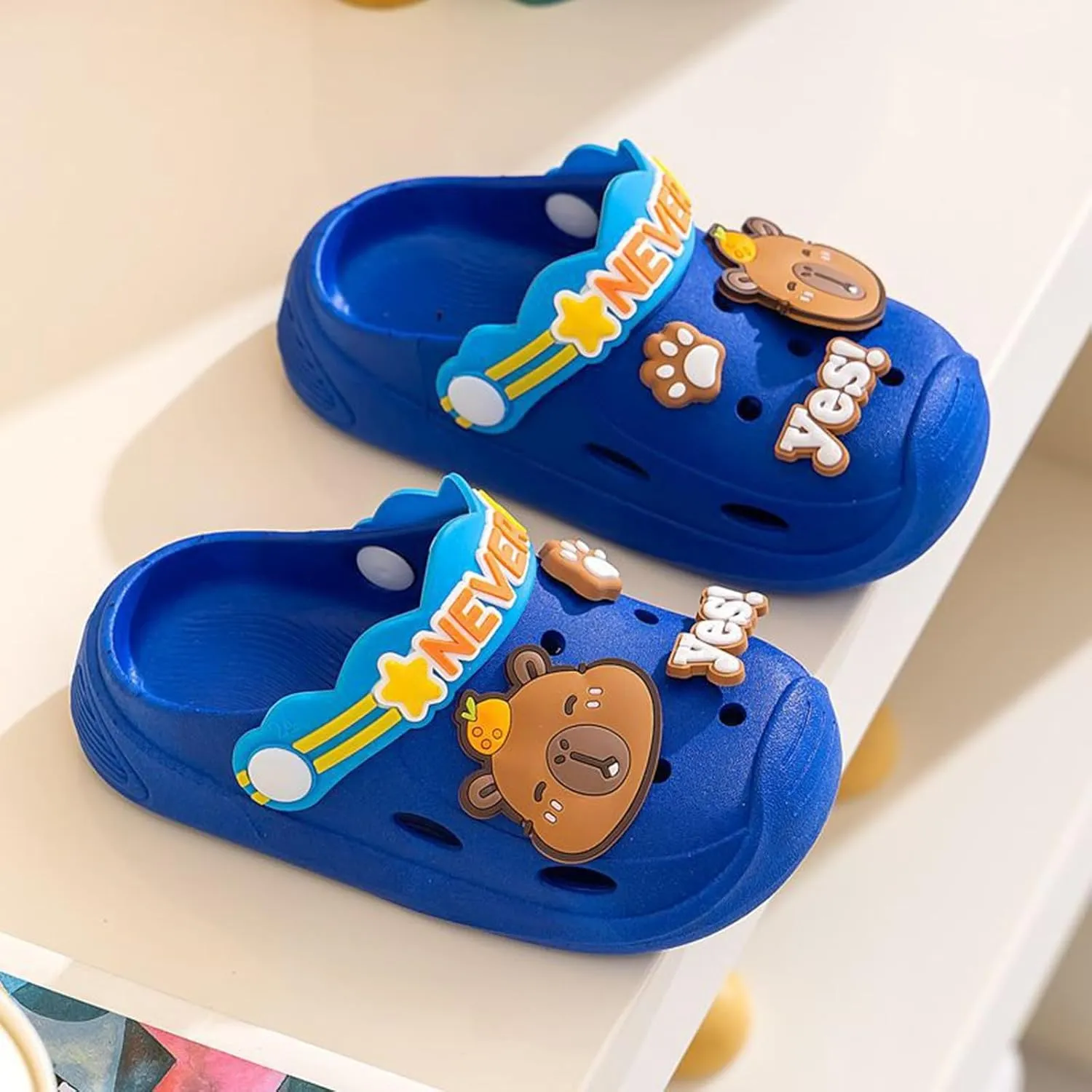 Boys Girls Toddler Clogs Little Kids Slip On Slides Sandals Children Summer Beach Pool Outdoor Water Shoes Shower Slippers