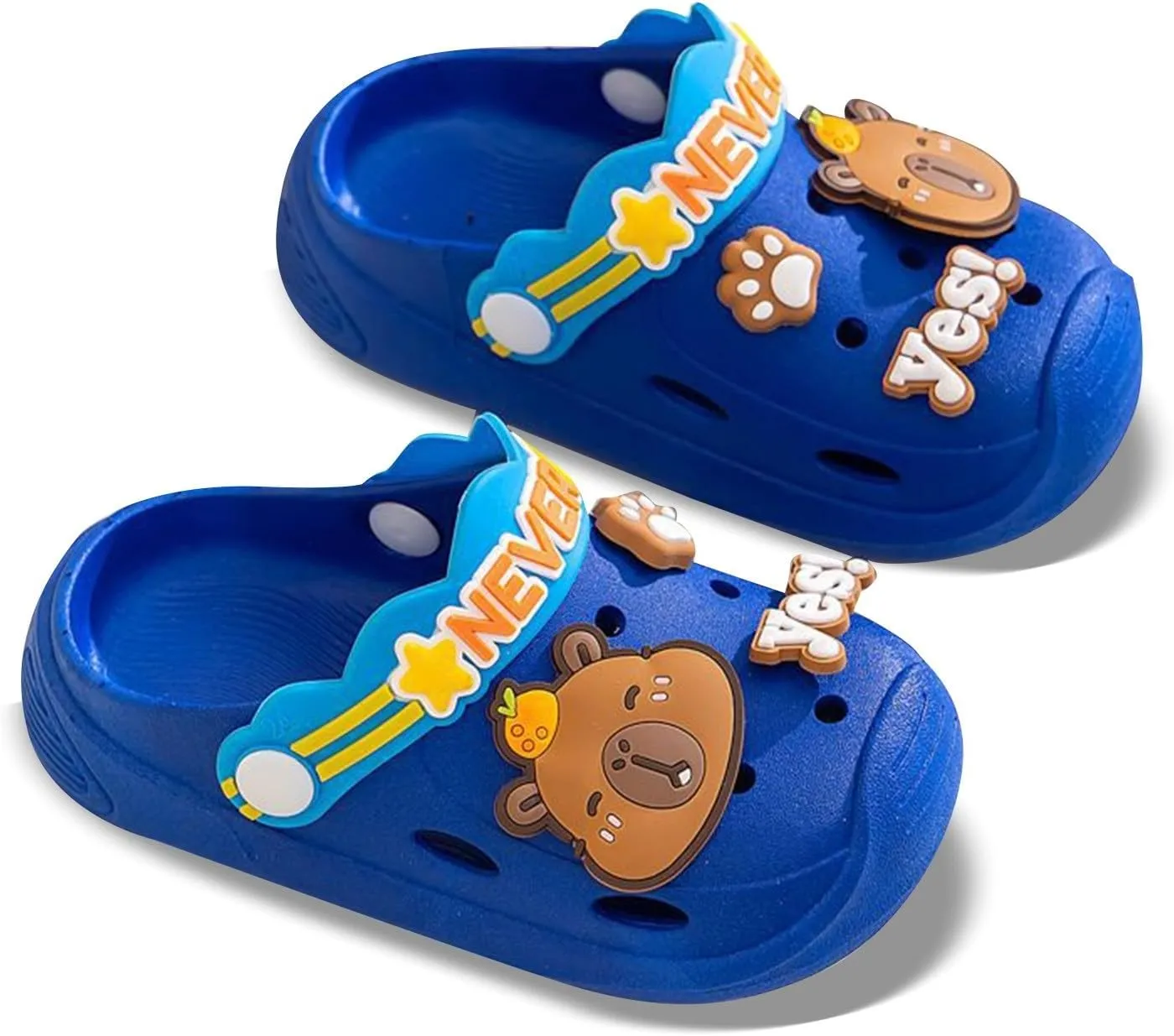 Boys Girls Toddler Clogs Little Kids Slip On Slides Sandals Children Summer Beach Pool Outdoor Water Shoes Shower Slippers