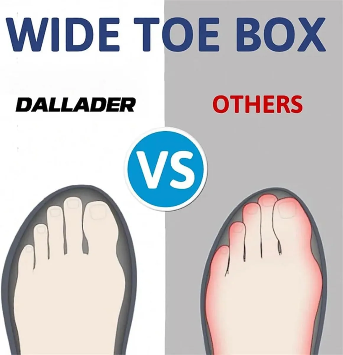 Dallader Men's Comfortable Waterproof Orthopedic Walking Shoes, Dallader Walking Orthopedic Shoes, Dallader Shoes