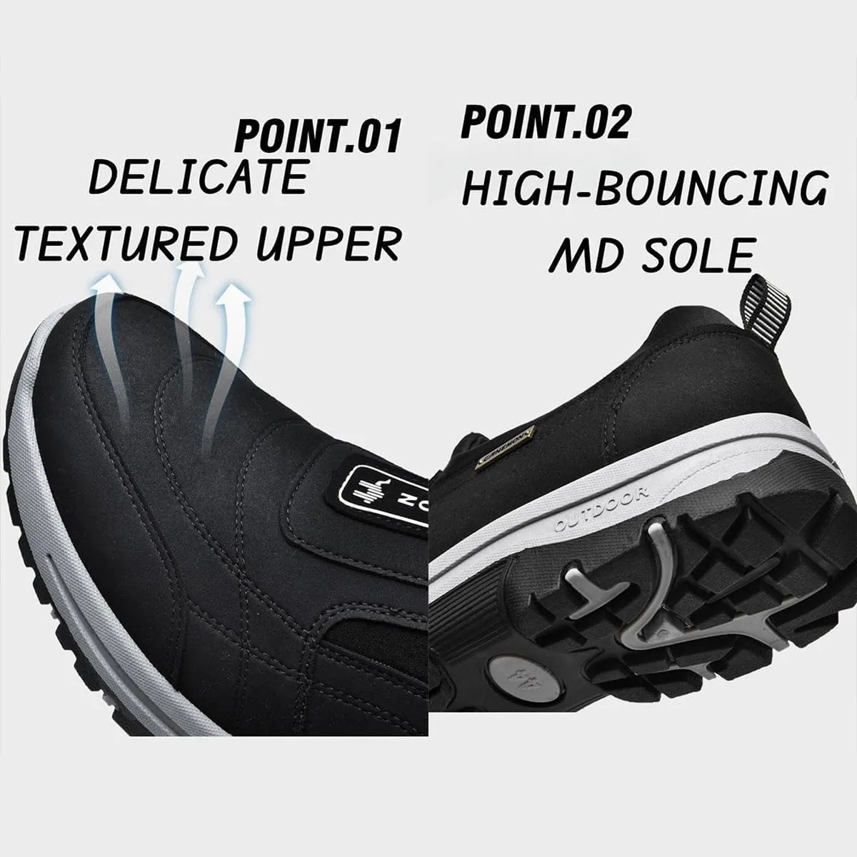 Dallader Men's Comfortable Waterproof Orthopedic Walking Shoes, Dallader Walking Orthopedic Shoes, Dallader Shoes