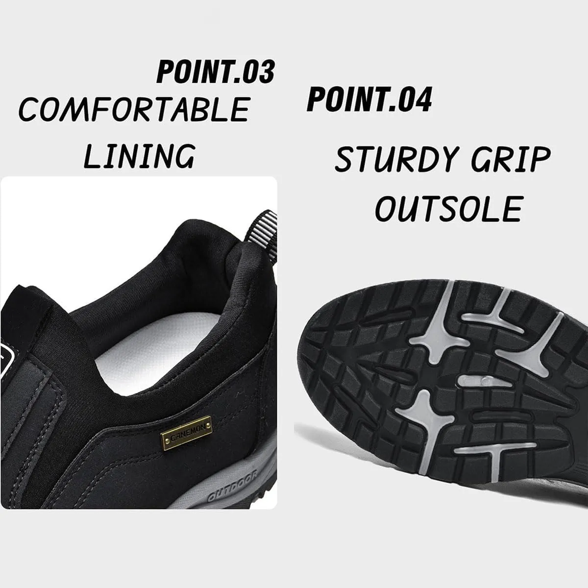 Dallader Men's Comfortable Waterproof Orthopedic Walking Shoes, Dallader Walking Orthopedic Shoes, Dallader Shoes