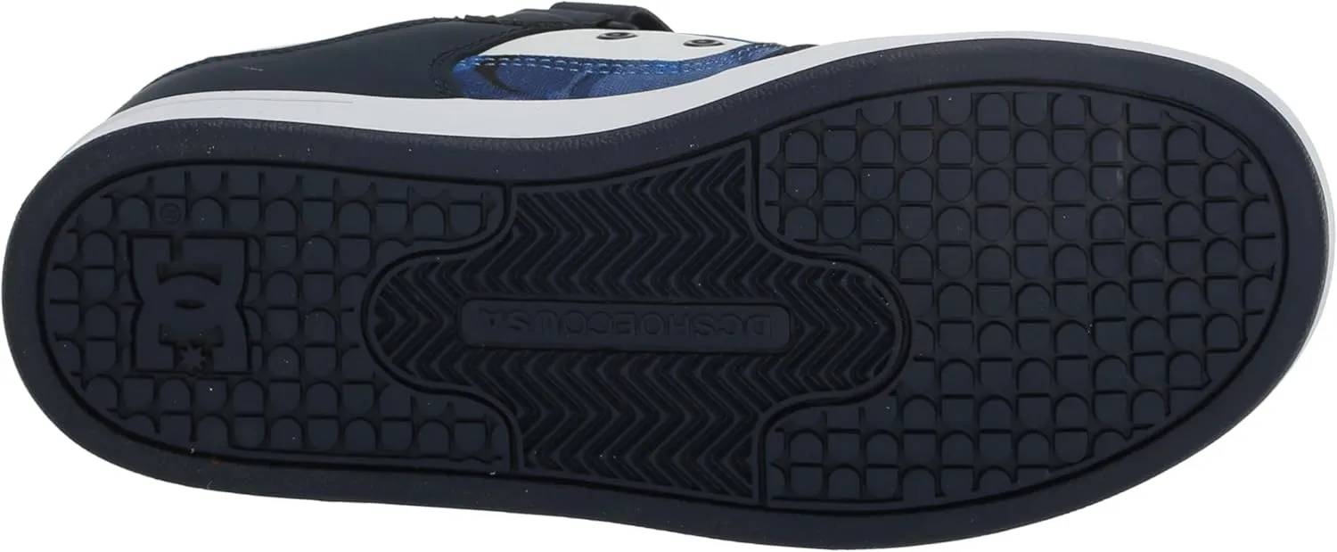DC Boy's Unisex-Child Manteca 4 V Skate Shoe with Elastic Strap