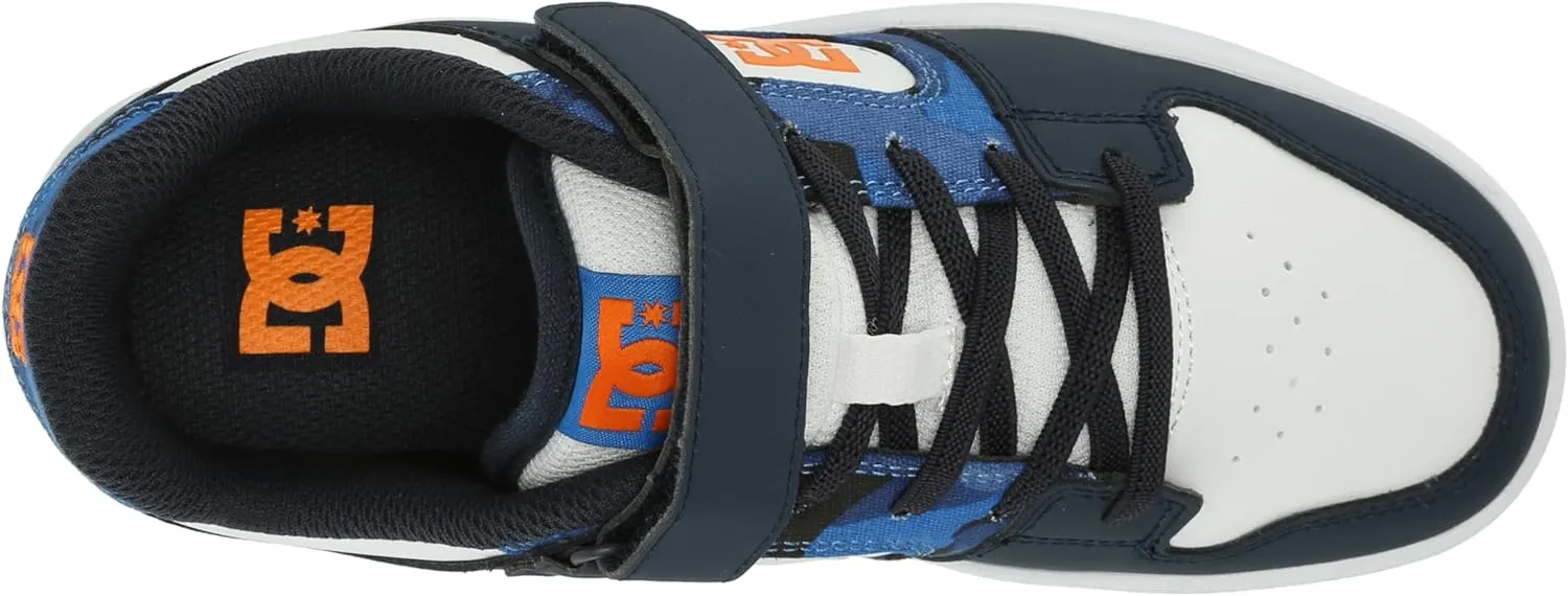 DC Boy's Unisex-Child Manteca 4 V Skate Shoe with Elastic Strap