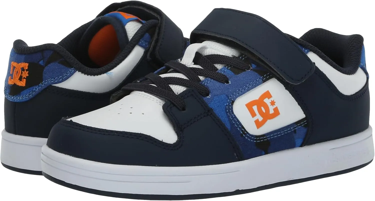 DC Boy's Unisex-Child Manteca 4 V Skate Shoe with Elastic Strap