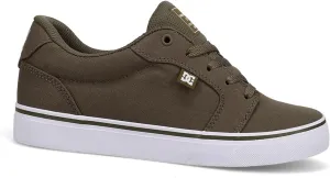 DC Men's Anvil TX Skate Shoe, Light Olive, 13