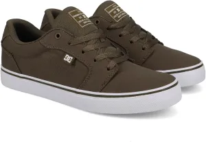 DC Men's Anvil TX Skate Shoe, Light Olive, 6.5