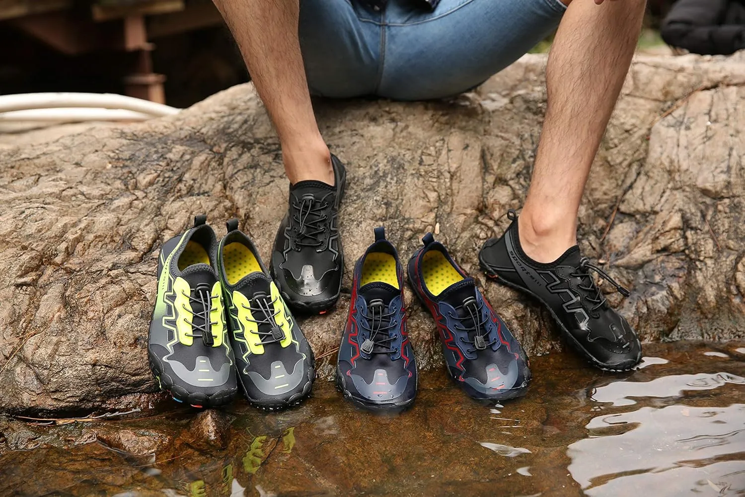 Five Fingers Wading Shoes Hiking Lovers Quick-Drying Swimming Beach Shoes Outdoor Mountain Climbing Riding Men's Women's Shoes