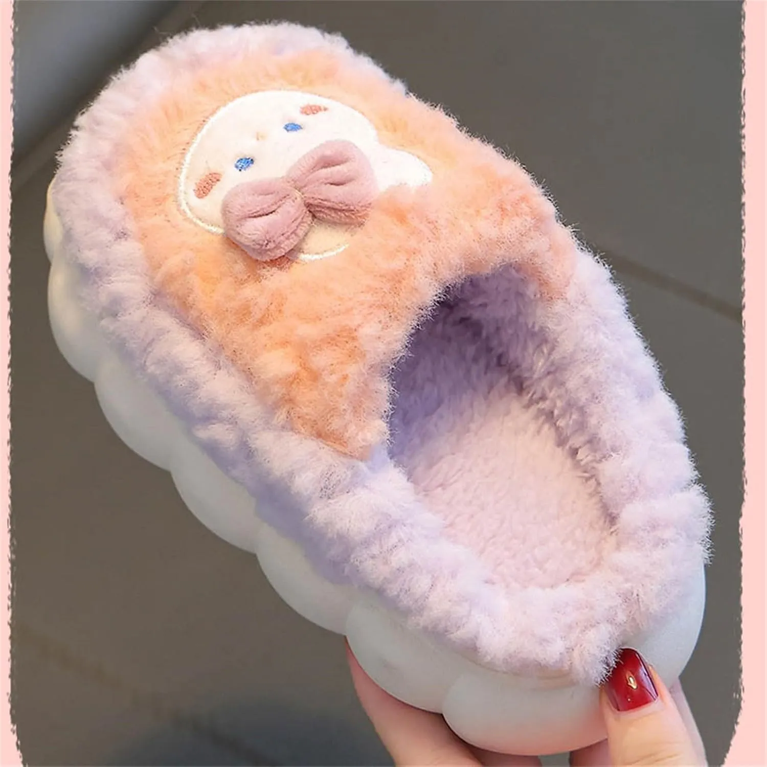Girl 6 Toddler Children Baby Kids Girls Boys Cute Slippers Warm Indoors Shoes Toddler Boot Slippers Girl