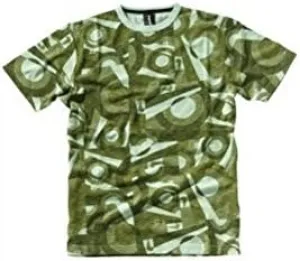 Globe Skate Shoes Shirt Damien Styx Custom Olive Sz SML