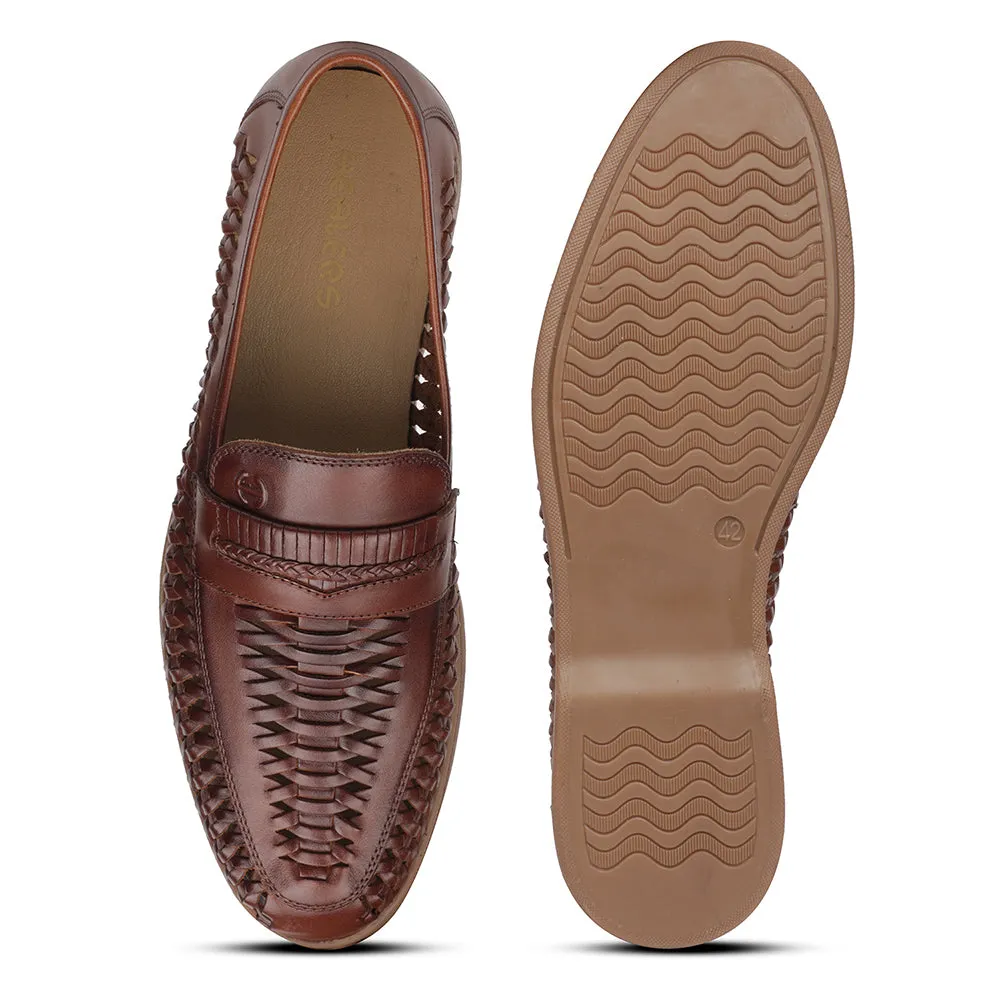 Healers Brown Casual Loafers For Men ASF-5 By Liberty