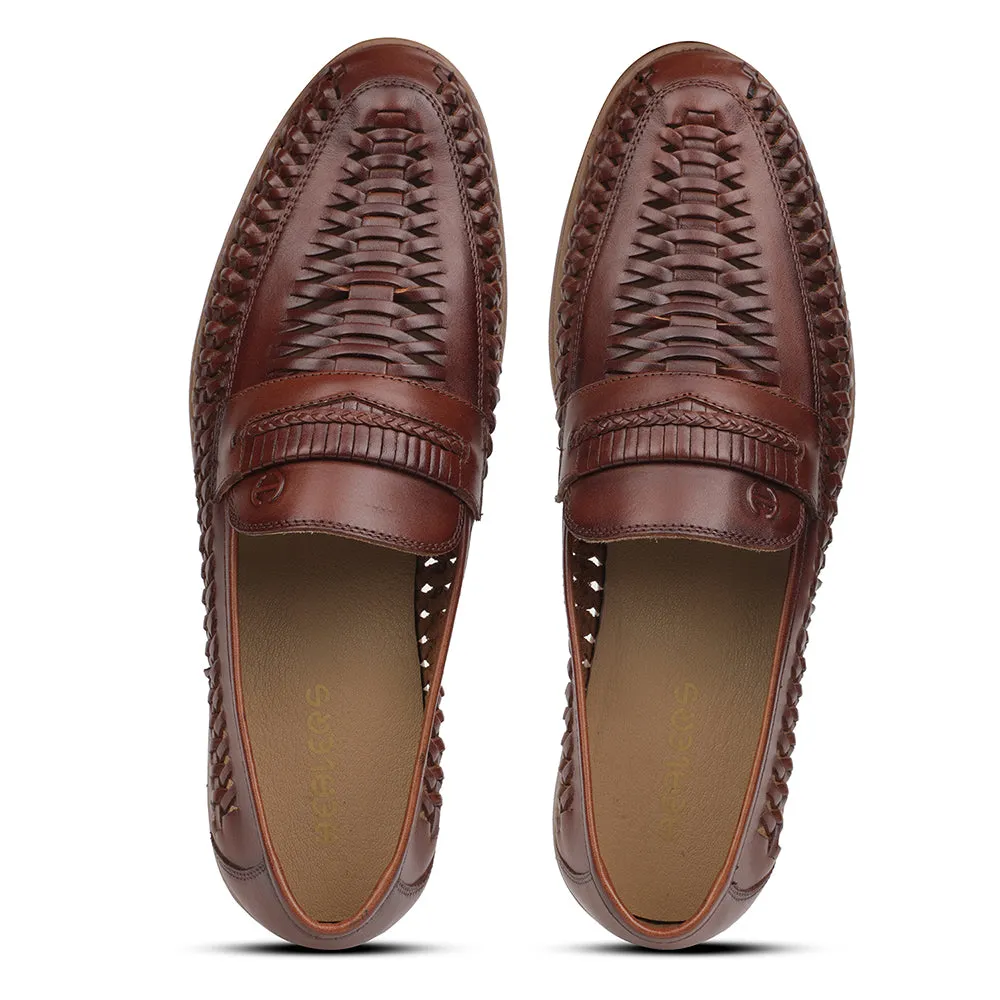 Healers Brown Casual Loafers For Men ASF-5 By Liberty