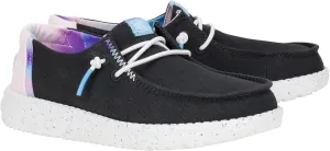 Hey Dude Kids Wendy Color Fun (Little Kid/Big Kid) - Shoes for Kids - Comfy Canvas Upper - Rubber Outsole