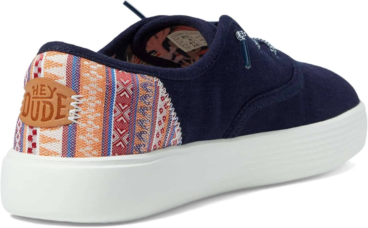 Hey Dude Women's Conway Craft Linen Slip On Sneakers