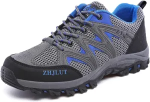 Hiking Boots Mens Walking Shoes Lace Up Backpacking Biking Sports Shoes Climbing Outdoor Low Rise Trekking