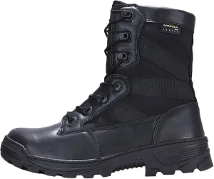 hongrenamz Mens Camping Walking Boots Lightweight High Rise Hiking Climbing Trekking Waterproof Shoes Black-EU45/US11