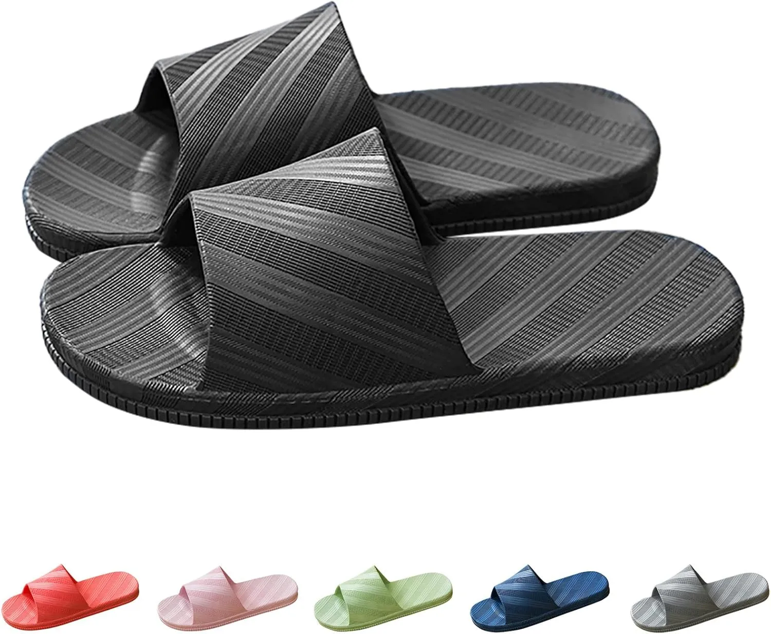 Indoor Slipper Womens Cloud Slides Mens Showers Sandals Shower Shoes Shower Slides Dry Quickly Non-Slip