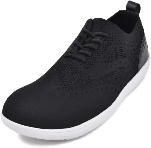 JACKSHIBO Barefoot Shoes for Men Slip on Shoes Minimalist Walking Sneakers Wide Toe Box Zero Drop Sole