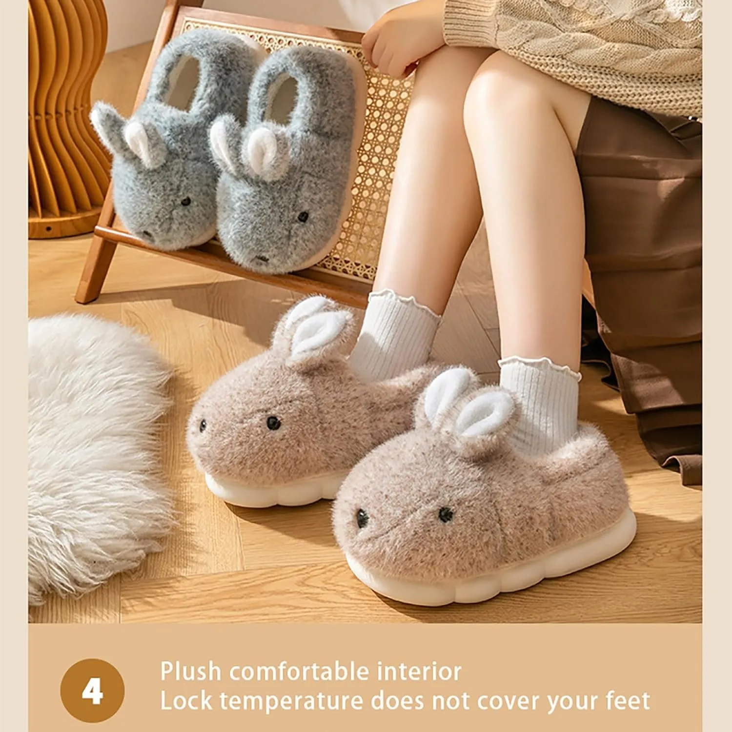 Kid Bedroom Slipper Girl Children's Cotton Slippers Autumn And Winter Indoor Bag Slipper Socks for Girls with Grippers