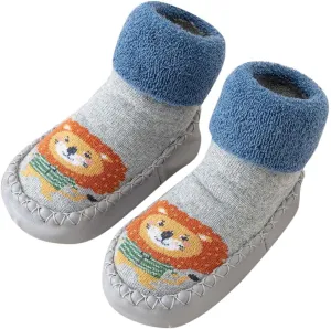 Kids Baby Toddler Slipper Boots Girl Sock Shoes Stretch Knit Rubber Sole Non-??kid Indoor/Outdoor Floor Cozy Sneakers