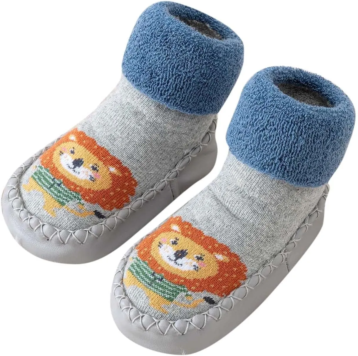 Kids Baby Toddler Slipper Boots Girl Sock Shoes Stretch Knit Rubber Sole Non-??kid Indoor/Outdoor Floor Cozy Sneakers