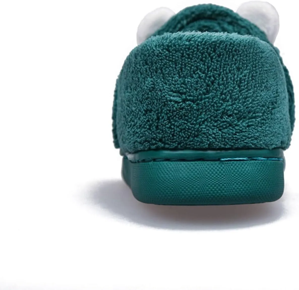 Kids Cartoon Dinosaur Slippers Boys Girls Plush Non-Slip House Slippers Fleece Warm Soft Slip-On Bedroom Shoes