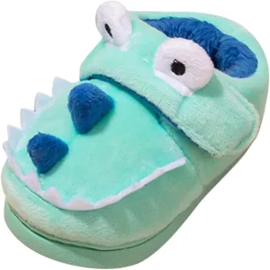 Kids Toddler Slippers Boys Girls Cute Animals Dinosaur House Shoes Warm Non-Slip Cozy Indoor Outdoor Winter Walking Shoes