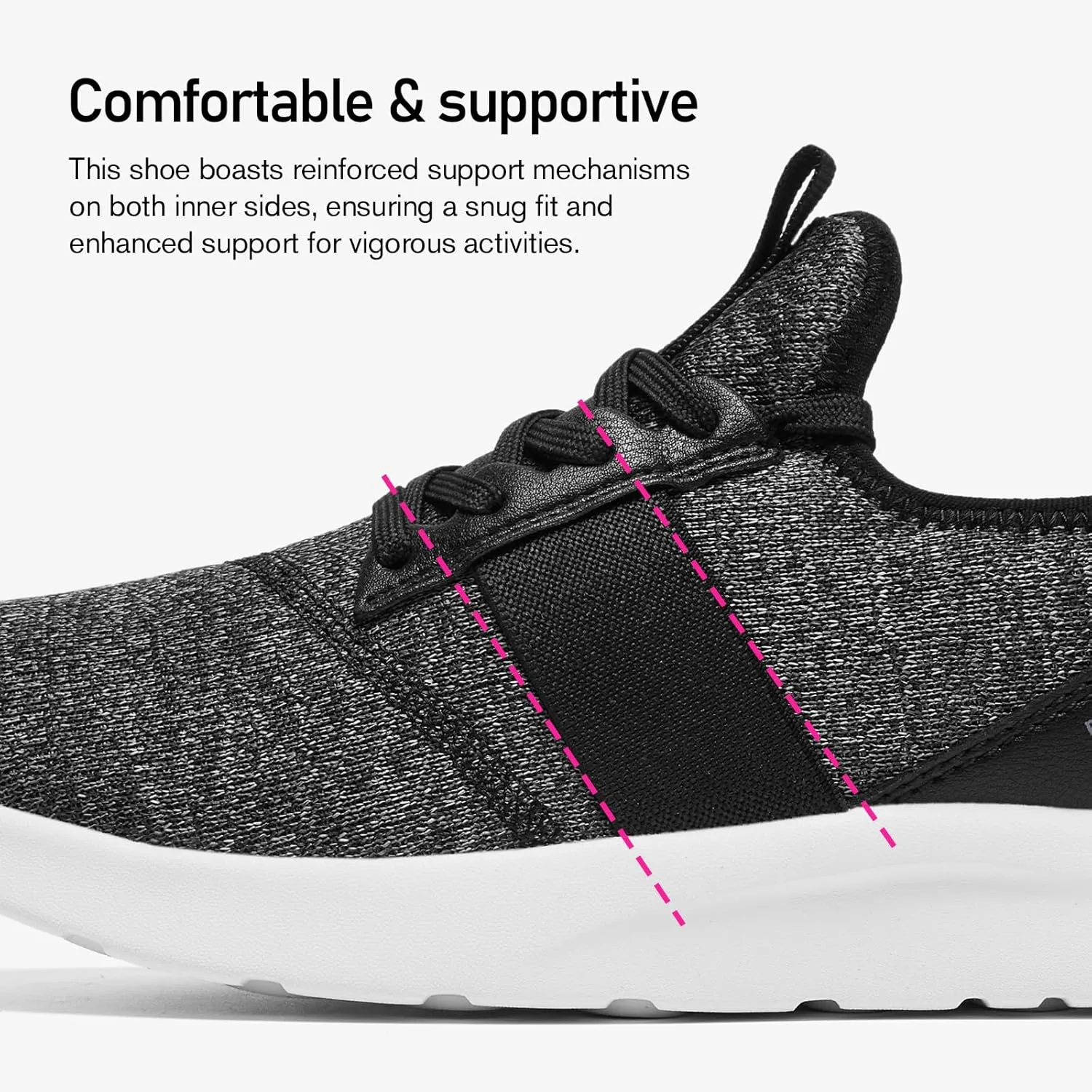 KOLILI Womens Slip On Walking Sneakers, Energycloud Comfort Walking Shoes