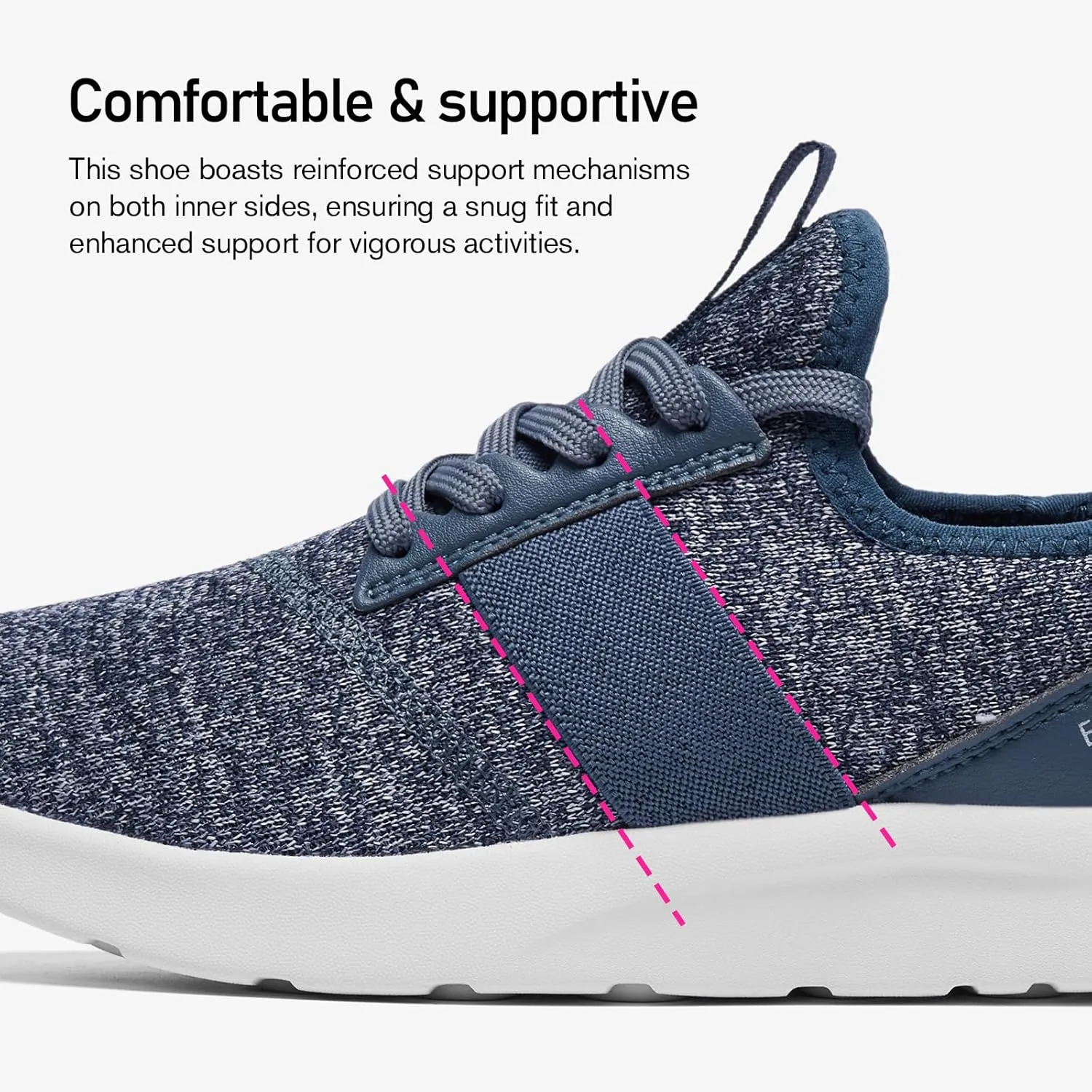 KOLILI Womens Slip On Walking Sneakers, Energycloud Comfort Walking Shoes