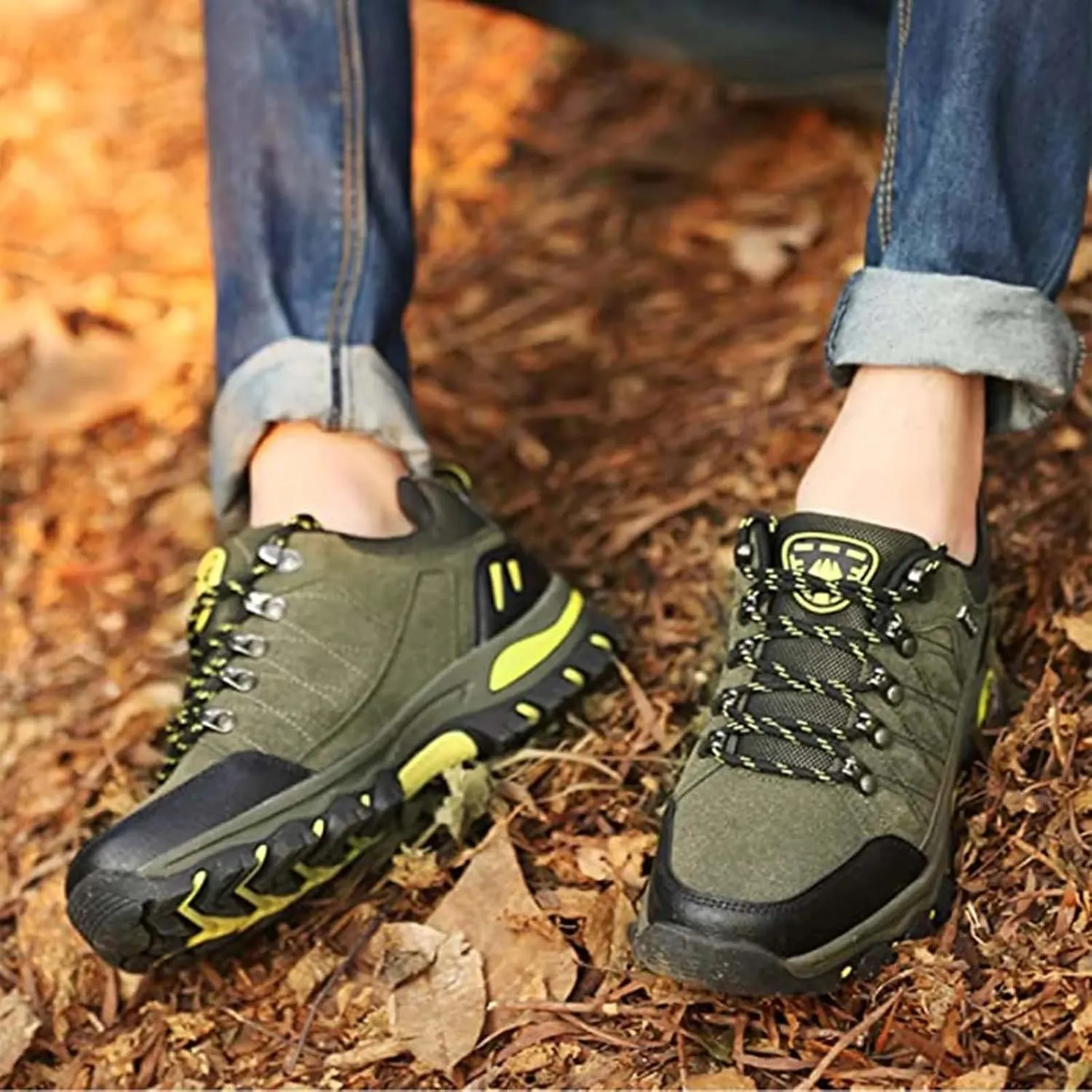 Men Loafers Mens Sneaker Boots Non-Slip Breathable Mesh Outdoor Shoes Climbing Hiking Shoes Men's Sneaker Boots Mens