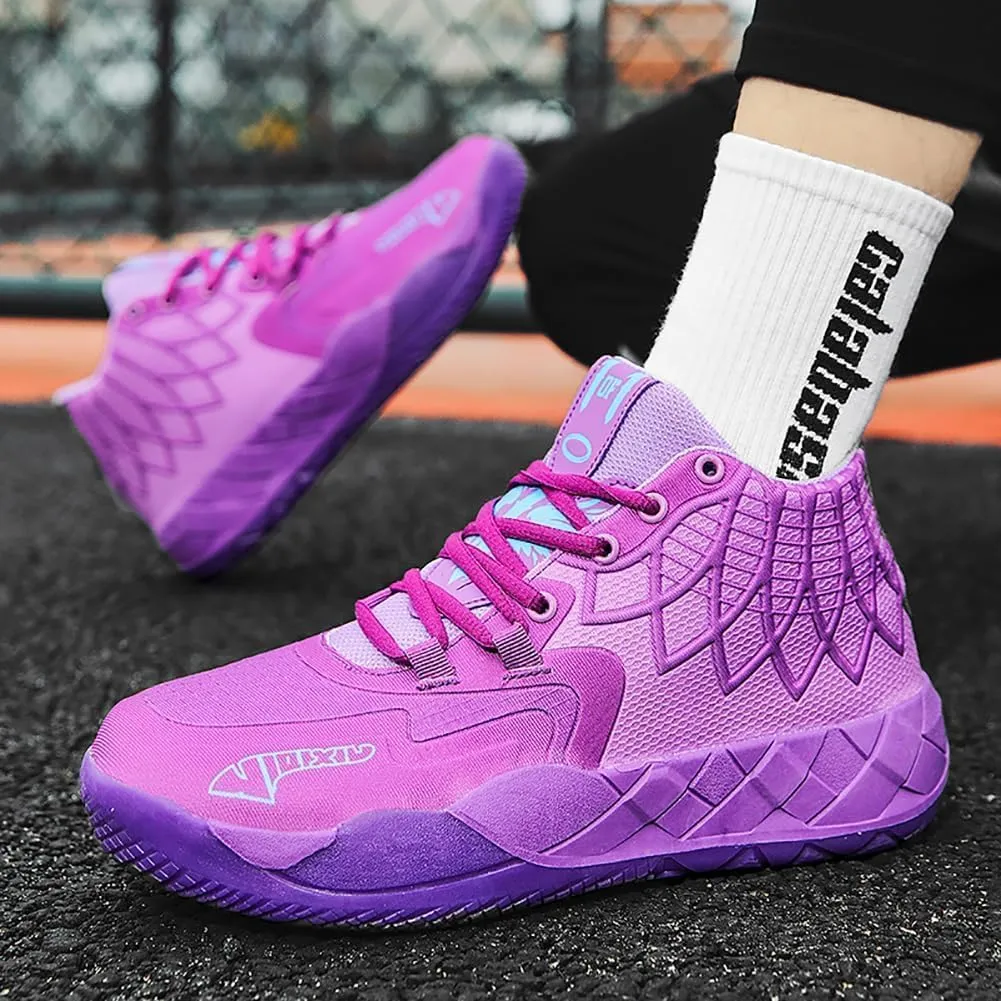Men's Basketball Shoes, Couple Basketball Sneakers, Fashionable Sports Footwear, Breathable, Non Slip Running Boots