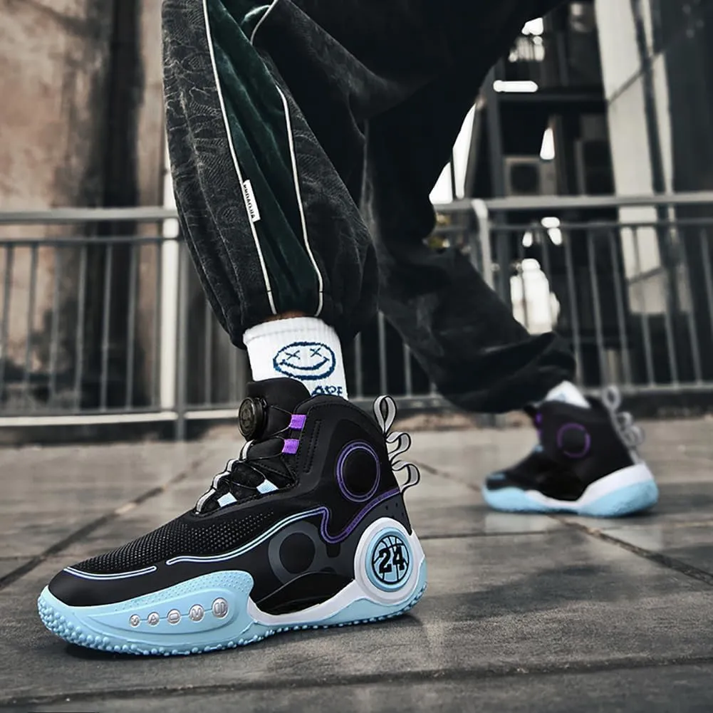 Mens Basketball Shoes Non Slip Sneakers Professional Basketball Sports Shoes for Men Running Shoes