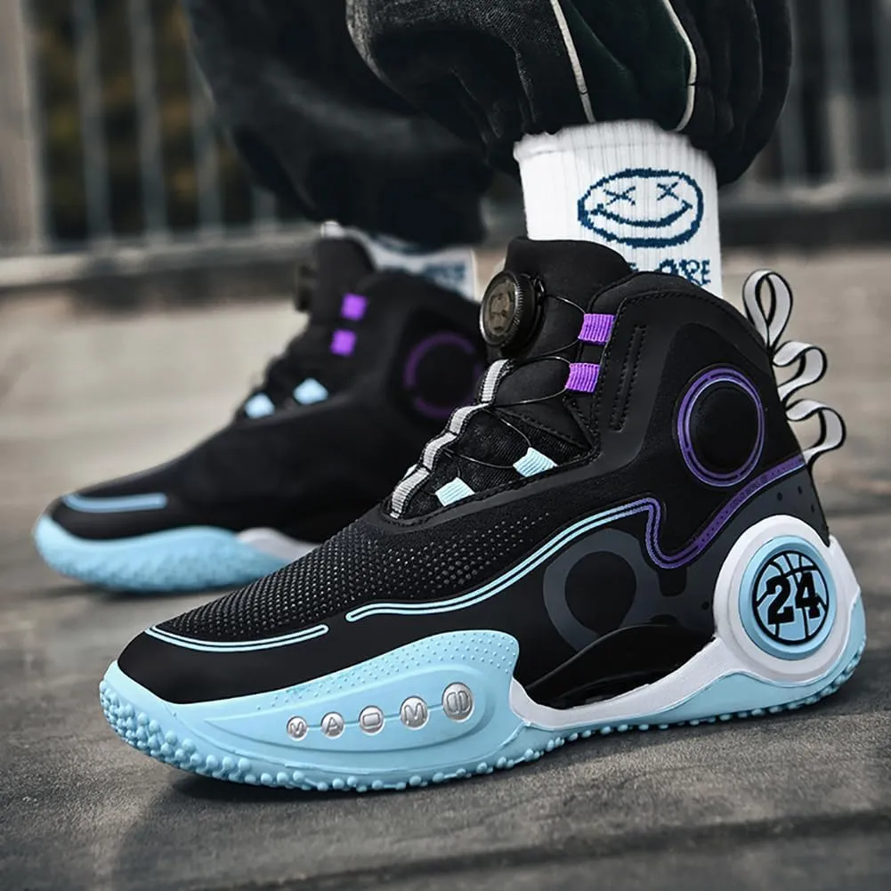 Mens Basketball Shoes Non Slip Sneakers Professional Basketball Sports Shoes for Men Running Shoes