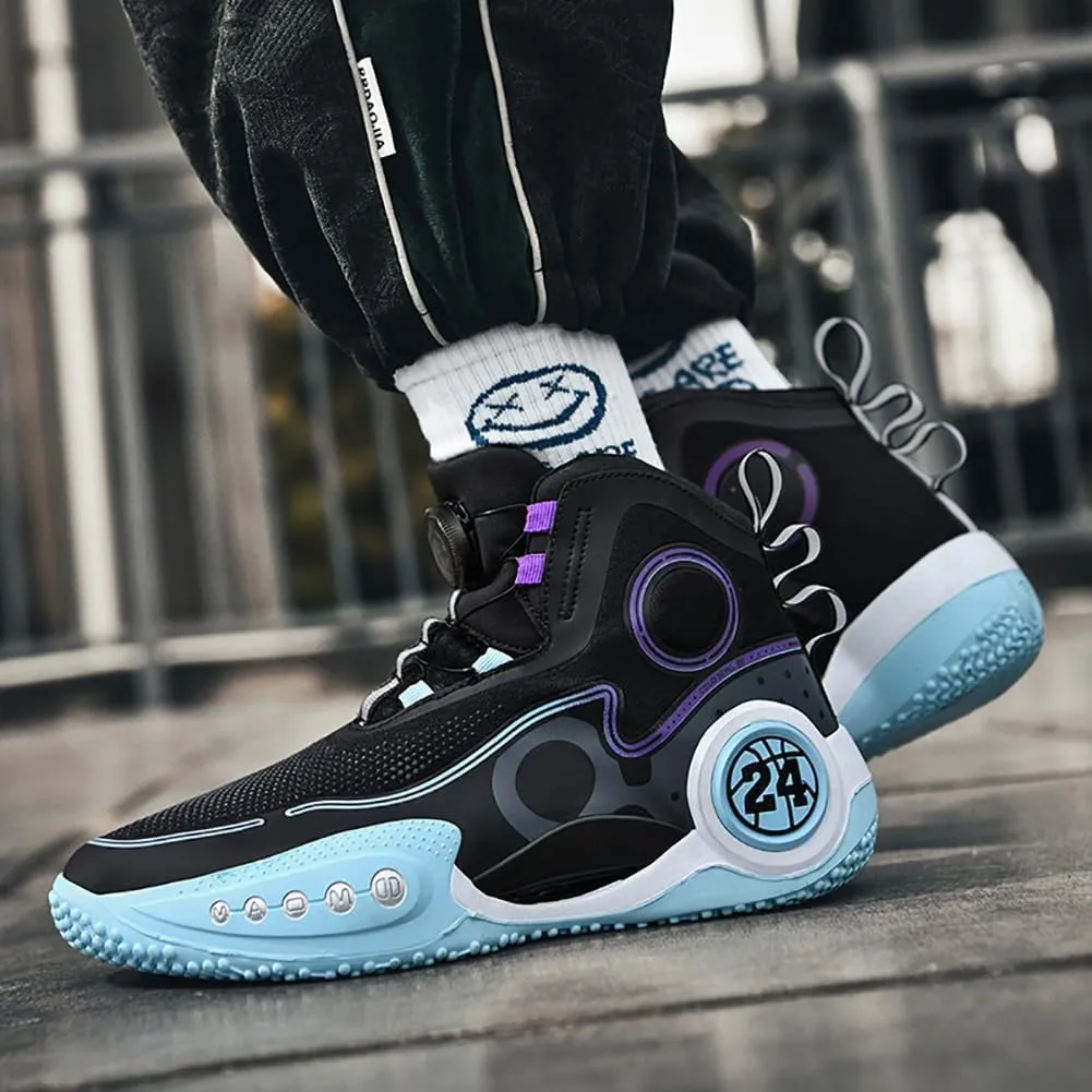 Mens Basketball Shoes Non Slip Sneakers Professional Basketball Sports Shoes for Men Running Shoes