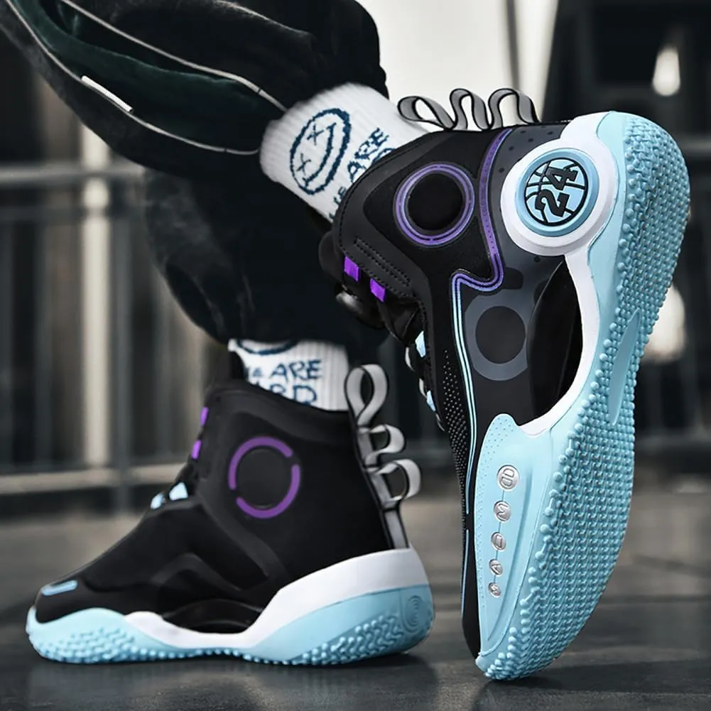 Mens Basketball Shoes Non Slip Sneakers Professional Basketball Sports Shoes for Men Running Shoes