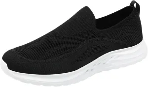 Men's Fashion Versatile Walking Shoes Comfortable Lightweight Casual Walking Shoe Soft Flat Soled Elderly Shoes