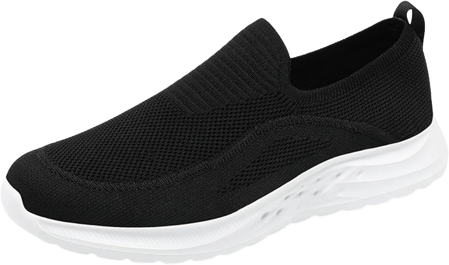 Men's Fashion Versatile Walking Shoes Comfortable Lightweight Casual Walking Shoe Soft Flat Soled Elderly Shoes