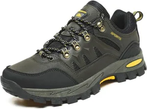Men's Hiking Shoes, Ladies Hiking Shoes, Couple Shoes of The Same Style for Men and Women, Low Top, Outdoor, Size 36-48 (Color : Army Green, Size : 10)