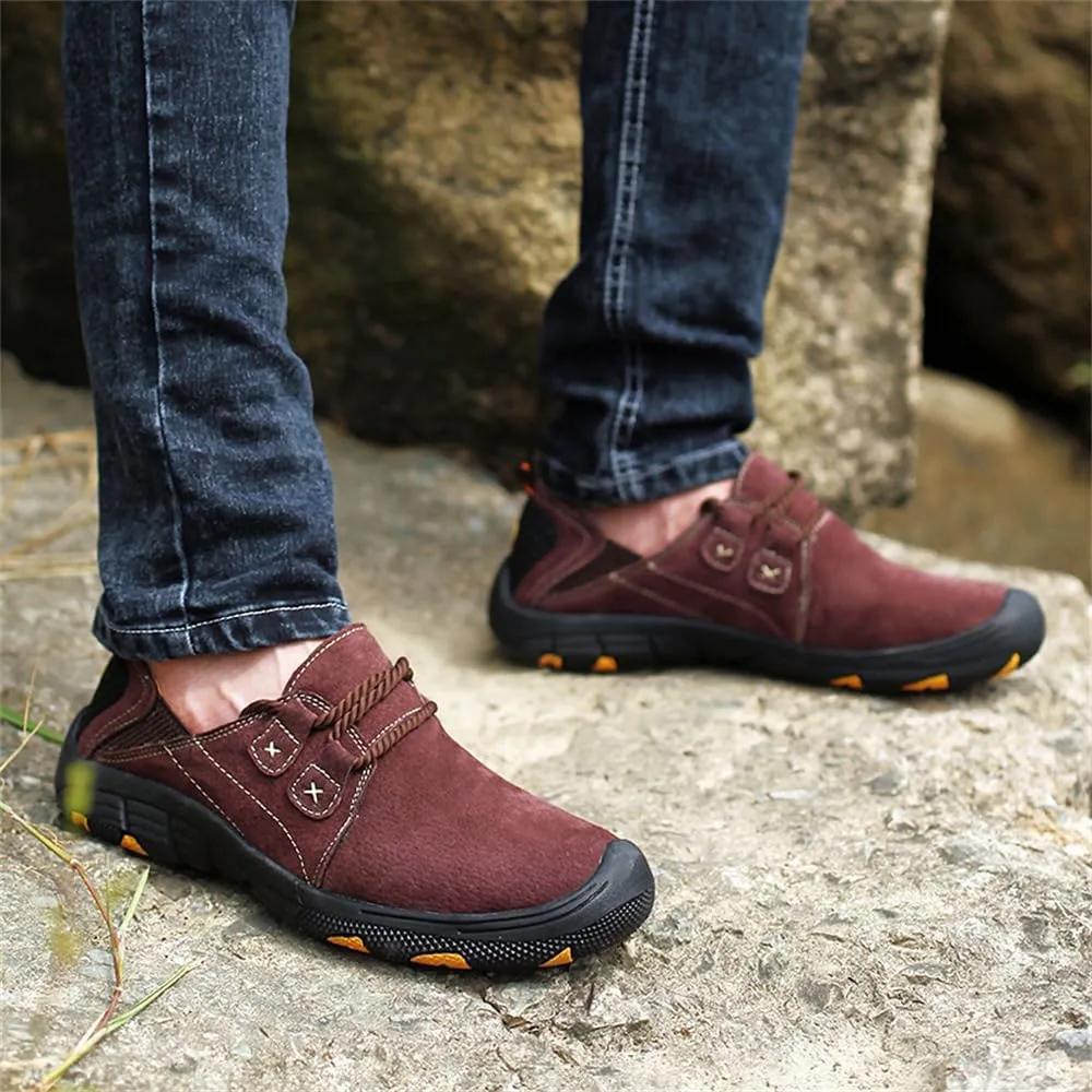 Men's Hiking Shoes Water Resistant Outdoor Sneakers Trekking Non-Slip Lightweight Trail Camping Breathable Climbing Travel Shoes