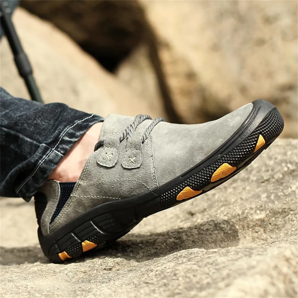 Men's Hiking Shoes Water Resistant Outdoor Sneakers Trekking Non-Slip Lightweight Trail Camping Breathable Climbing Travel Shoes
