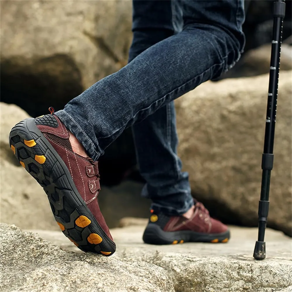 Men's Hiking Shoes Water Resistant Outdoor Sneakers Trekking Non-Slip Lightweight Trail Camping Breathable Climbing Travel Shoes