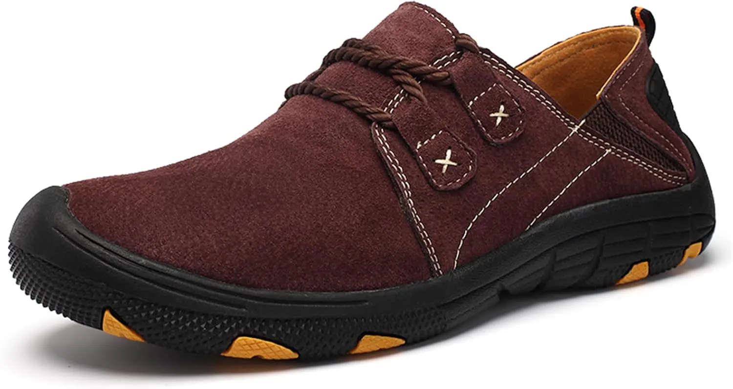 Men's Hiking Shoes Water Resistant Outdoor Sneakers Trekking Non-Slip Lightweight Trail Camping Breathable Climbing Travel Shoes