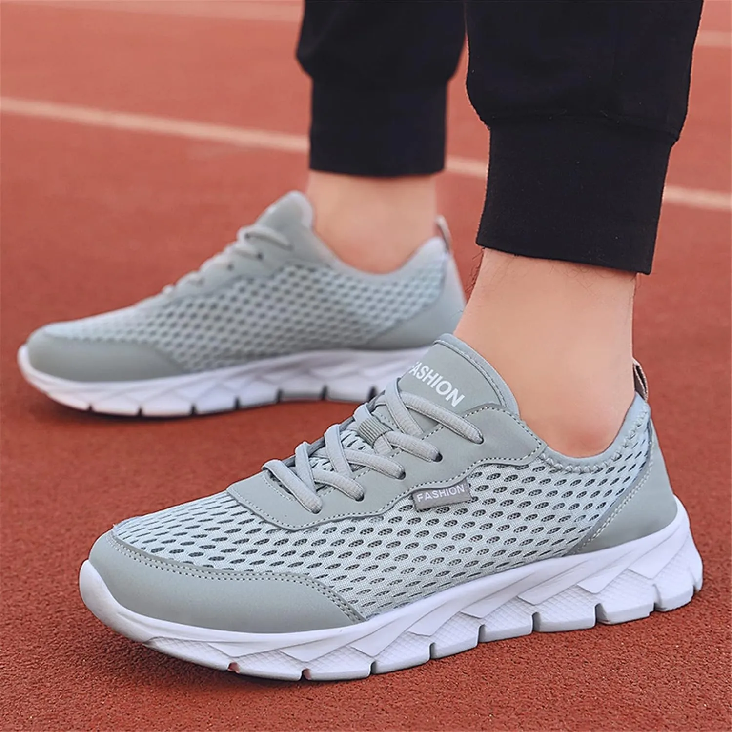 Men's Mesh Sneakers Oxfords Lace-Up Lightweight Casual Walking Sneakers Dress Shoes Fashion Walking Shoes