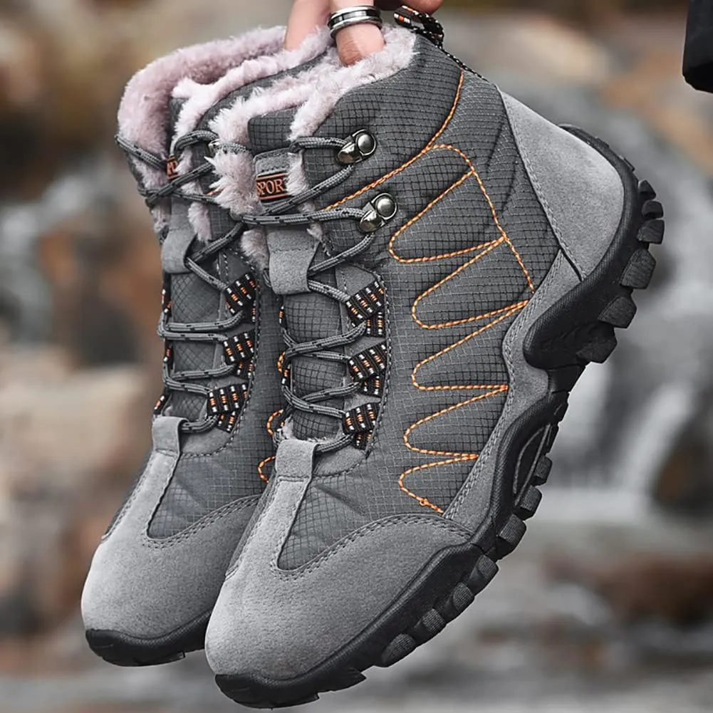 Men's Outdoor Hiking Boots Camping Walking Sports Shoes Snow Boots